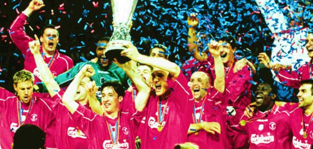 ประวัติสโมสรลิเวอร์พูล ลิเวอร์พูล ทริปเปิ้ลแชมป์ ยูฟ่าคัพ 2001