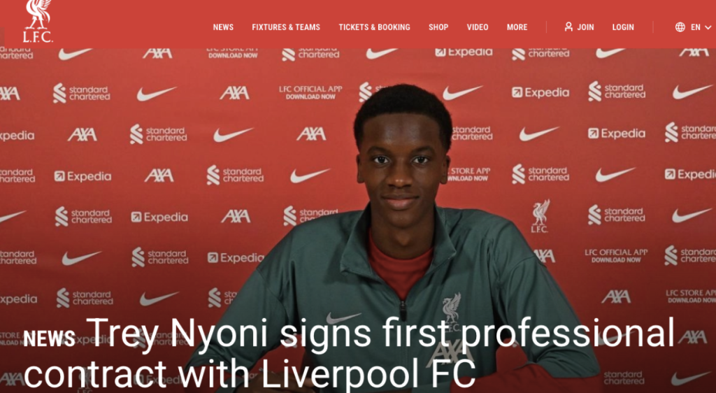 ลิเวอร์พูล จับ เอ็นโยนี